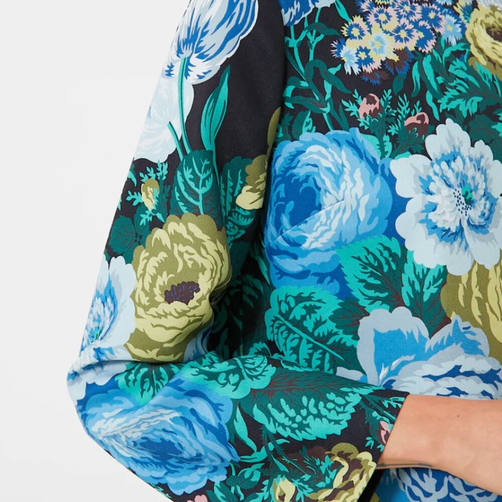 Tuckernuck Black Verdant Floral Pierce Dress - Size XXL - Picture 2 of 9